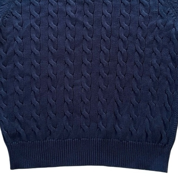 J. Crew Cotton Cable Half-Zip Sweater - Picture 13 of 15
